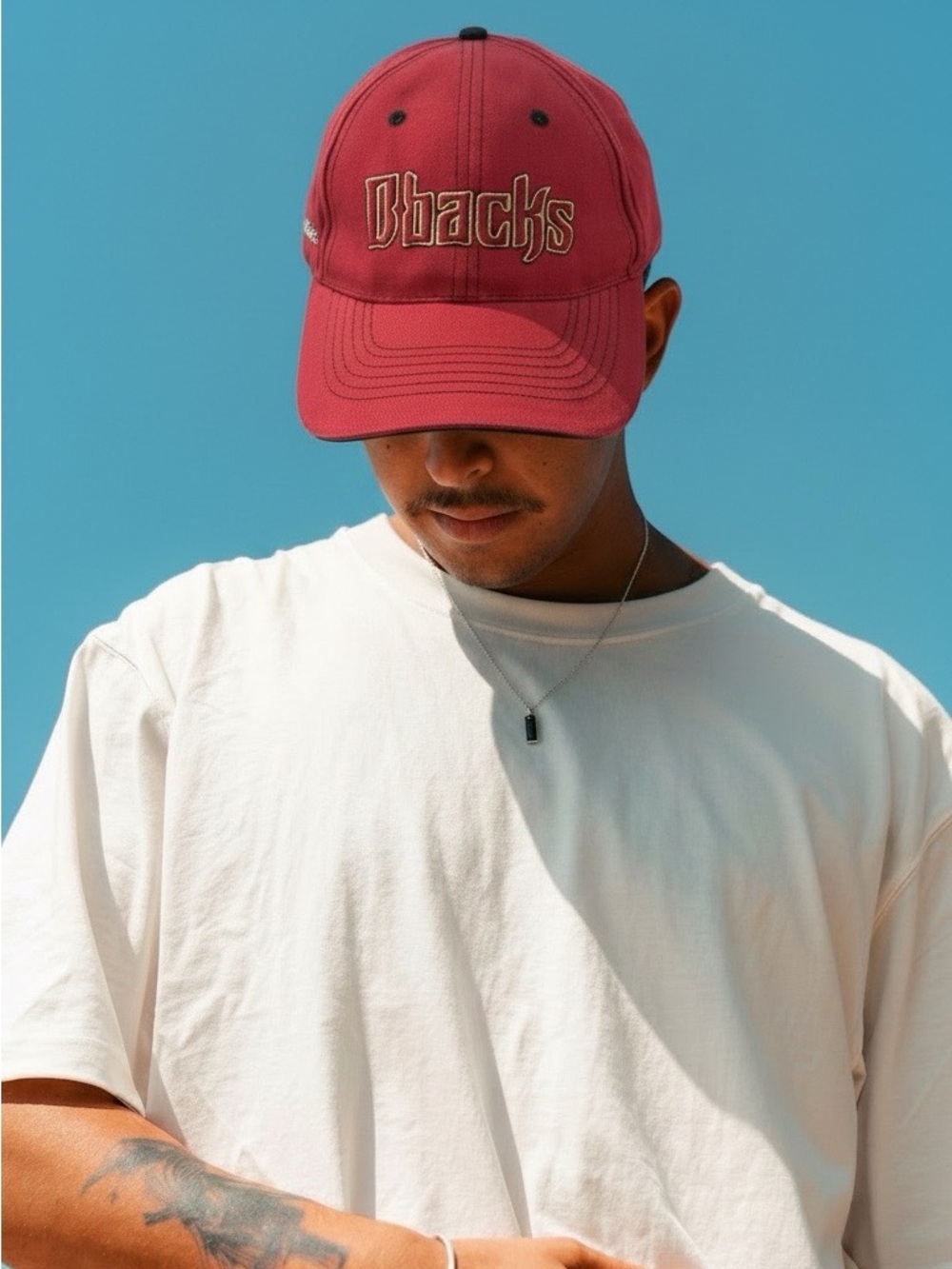 Dbacks Budweiser Baseball Cap – Classic Team Logo Hat Velcro Adjustable